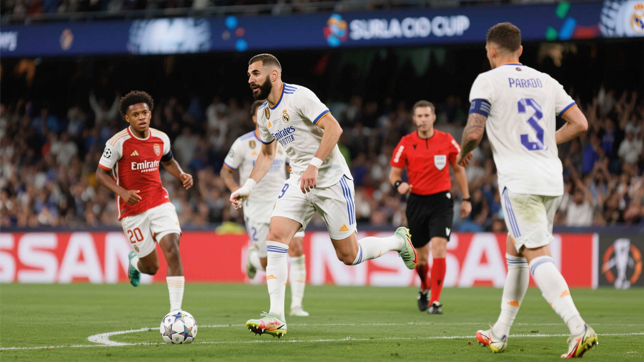 皇马十人应战3-1力克帕丘卡,贝林居勒尔建功阿森西奥染红 前言:拥有无数辉煌战绩的皇家马德里再度燃起世俱杯赛